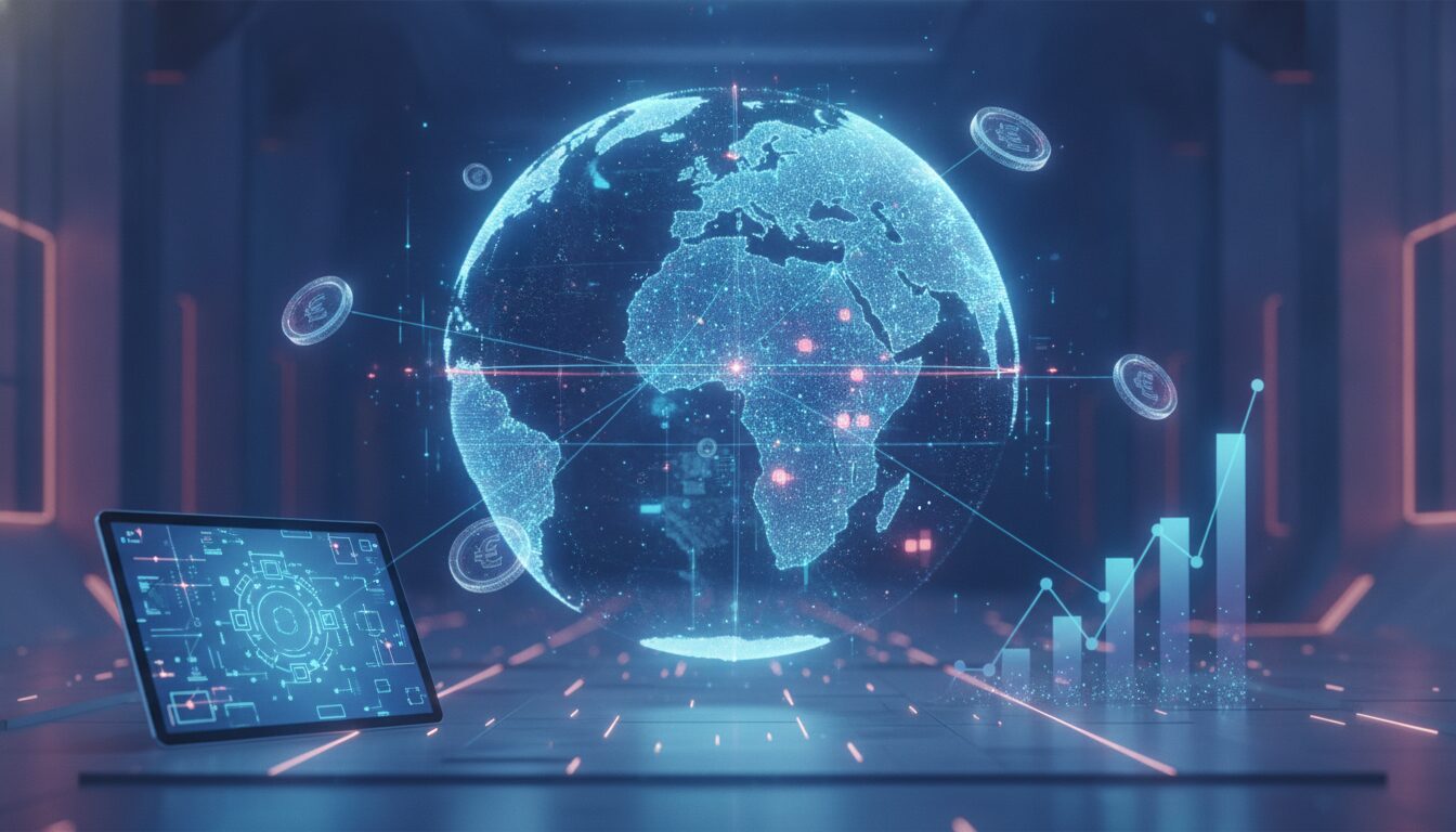 Atendimento Executivo Fintech Para Turismo Internacional México Executivo orientando cliente em cenário fintech moderno com grafismos sutis sobre Turismo Internacional México